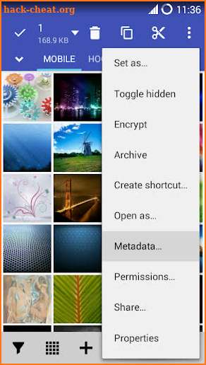 MiX Metadata screenshot