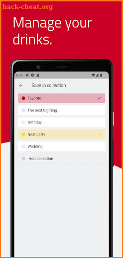 mixable, the cocktail app screenshot