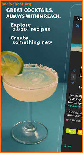 Mixel – Cocktail Recipes and Bartender App screenshot