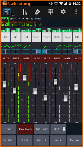 Mixing Station Qu Pro screenshot