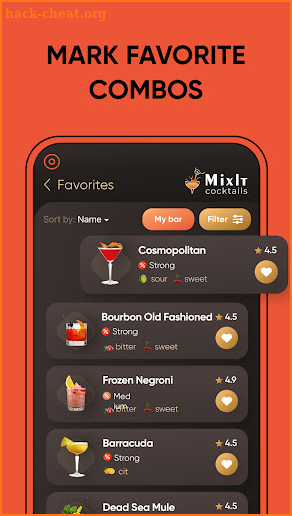 Mixit Cocktails: drink recipes screenshot