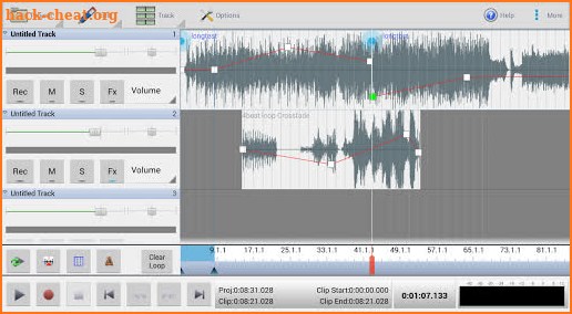 MixPad Multitrack Mixer Free screenshot
