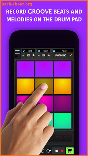 MixPads - Drum pad machine & DJ Audio Mixer screenshot