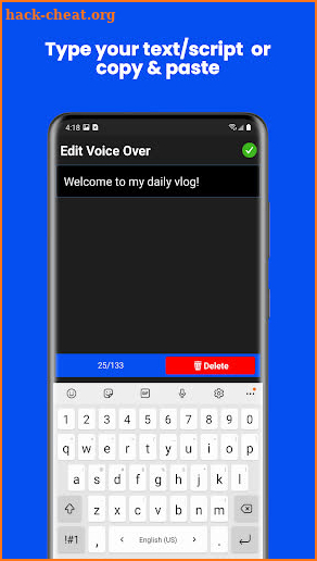 MixVoice: Voice Over Video screenshot