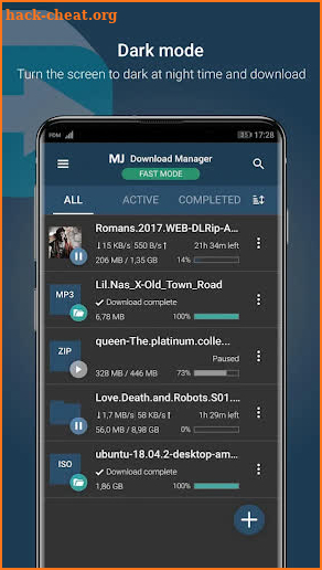 MJ Downloader - Accelerate and Organize Downloads screenshot