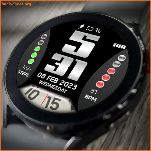 MJ078 Digital Watch Face screenshot