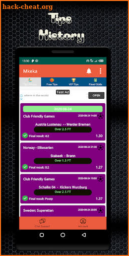 Mkeka - Free BettingTips & Odds screenshot