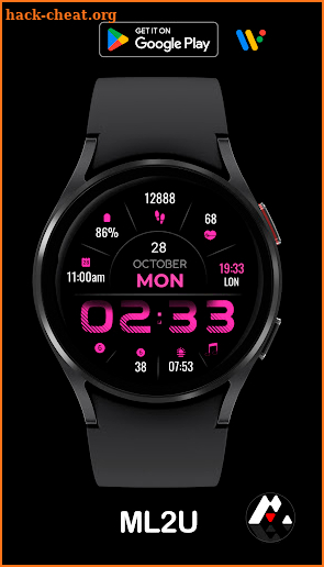 ML2U 127 Watch Face screenshot