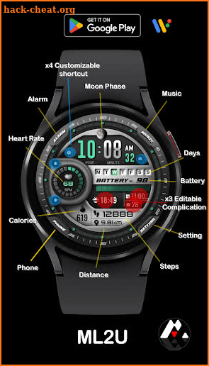 ML2U 137 Watch Face screenshot