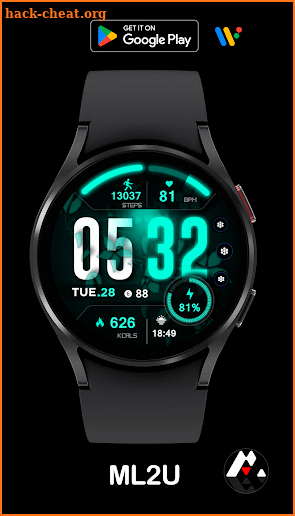 ML2U 174 Watch Face screenshot