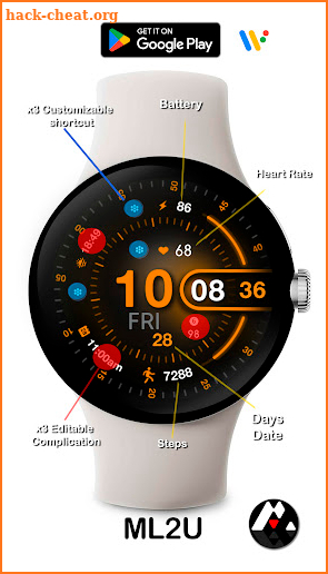 ML2U 220 Watch Face screenshot