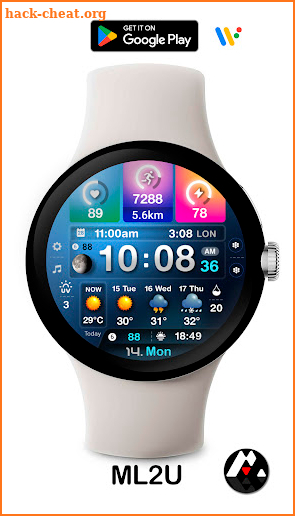 ML2U 243 Watch Face screenshot