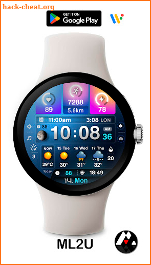 ML2U 243 Watch Face screenshot