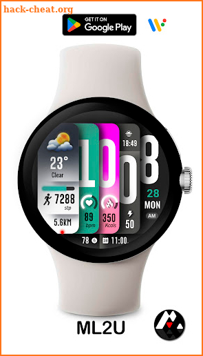 ML2U 250 Watch Face screenshot