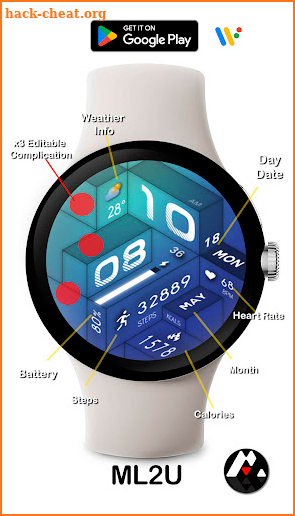 ML2U 253 Watch Face screenshot