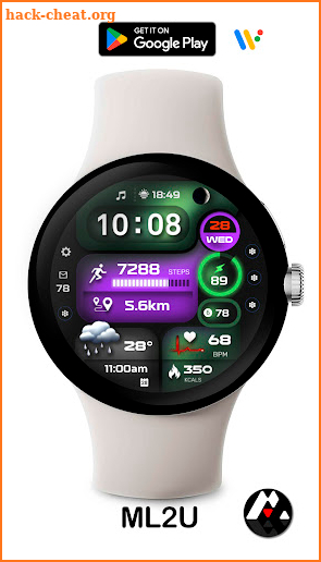 ML2U 255 Watch Face screenshot