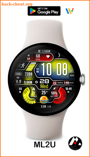 ML2U 258 Watch Face screenshot