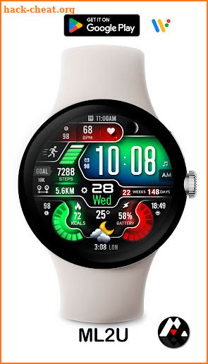 ML2U 258 Watch Face screenshot
