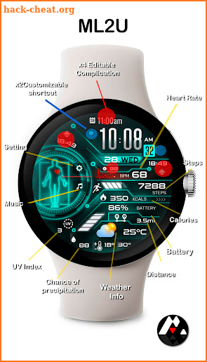 ML2U 259 Watch Face screenshot