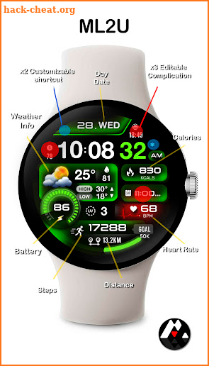 ML2U 261 Watch Face screenshot