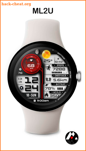 ML2U 263 Watch Face screenshot