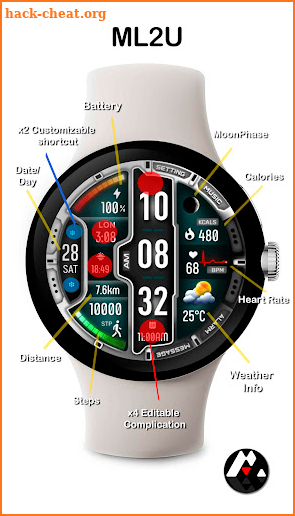 ML2U 273 Watch Face screenshot