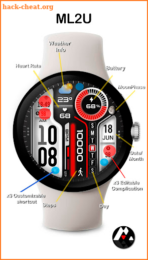 ML2U 274 Watch Face screenshot