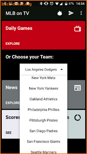 MLB Games Live on TV - Free screenshot