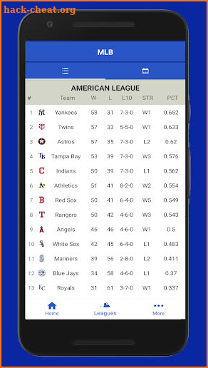 MLB News, Scores, Standings, Stats & Schedule 2019 screenshot