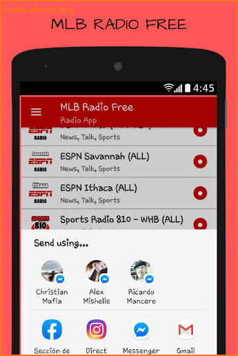 MLB Radio Free screenshot