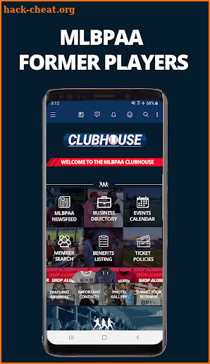 MLBPAA Clubhouse screenshot