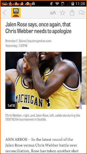 MLive.com: Michigan Hoops News screenshot