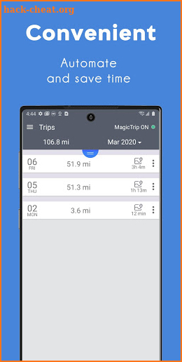 mLog Mileage Tracker from mBurse screenshot
