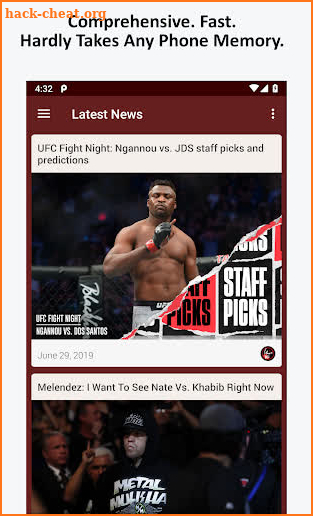MMA FightCreed: News, Events, Videos, Social Media screenshot
