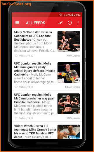 MMA News Pro screenshot