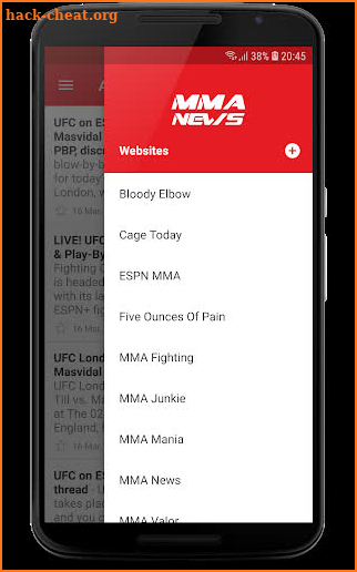 MMA News Pro screenshot