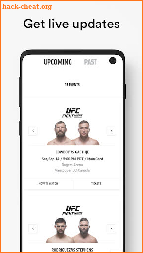 MMAstream - Watch UFC LIVE screenshot