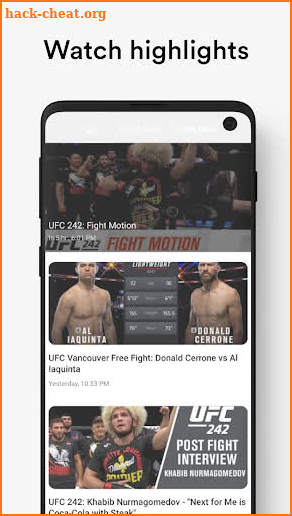 MMAstream - Watch UFC LIVE screenshot