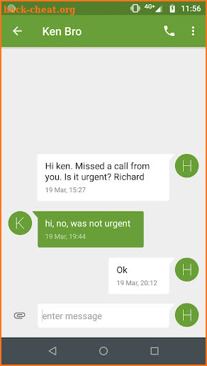 MMGuardian Messaging App screenshot