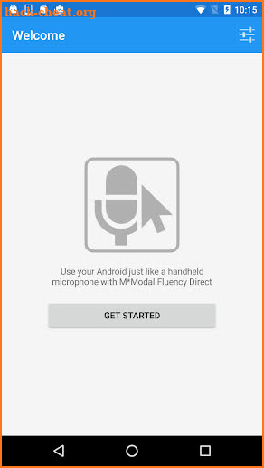 M*Modal Mobile Microphone screenshot