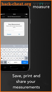 Moasure - the smart tape measure screenshot