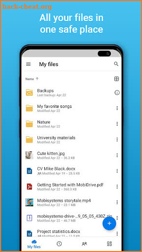 MobiDrive screenshot