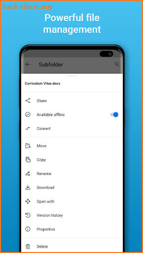 MobiDrive screenshot