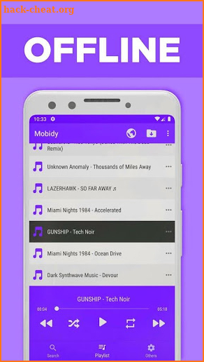 Mobidy - Pro Music Player screenshot