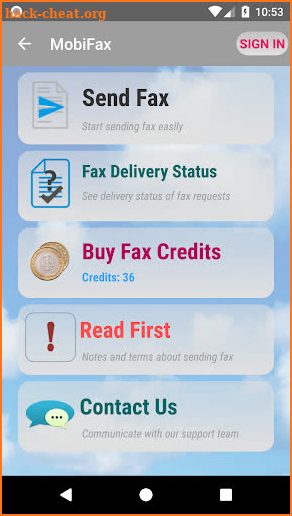 MobiFax - Quickly Send Fax screenshot