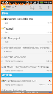 Mobile Access for Outlook OWA screenshot