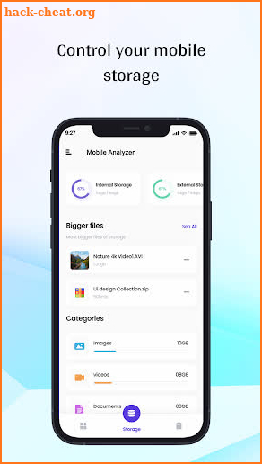 Mobile Analyzer - Permission Manager & Disk usage screenshot
