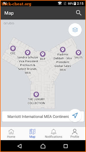 Mobile App for MI, Middle East & Africa Office screenshot