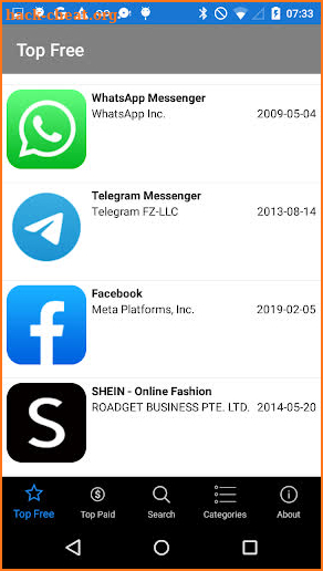 Mobile Apps screenshot