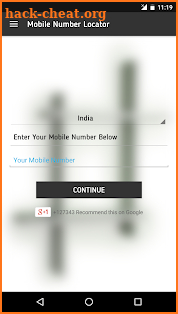 Mobile Cal Number Locator screenshot